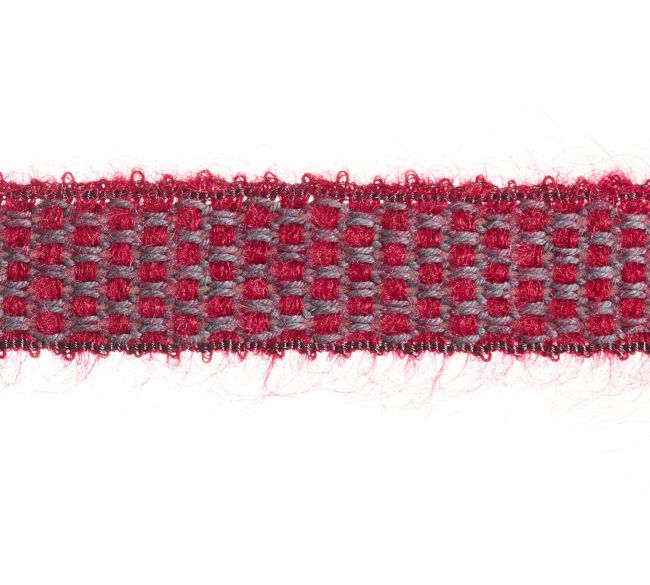 Neva 20mm Mohair Braid Trimming by Houles Feu