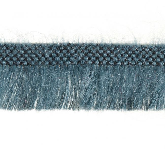 Neva 30mm Mohair Cut Fringe Trimming by Houles Ardoise