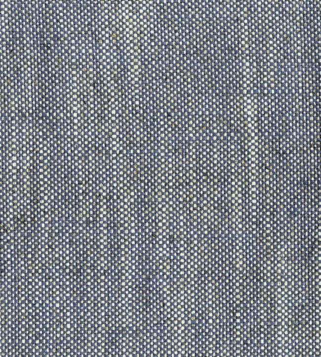 Newbury Fabric in Bluestone by Ian Mankin | Jane Clayton