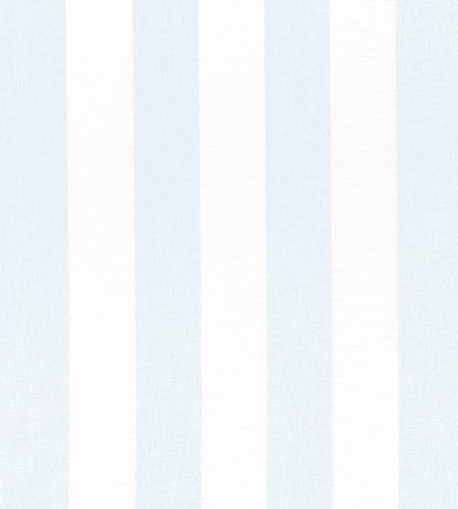 Newport Stripe Fabric by Thibaut Glacier and White