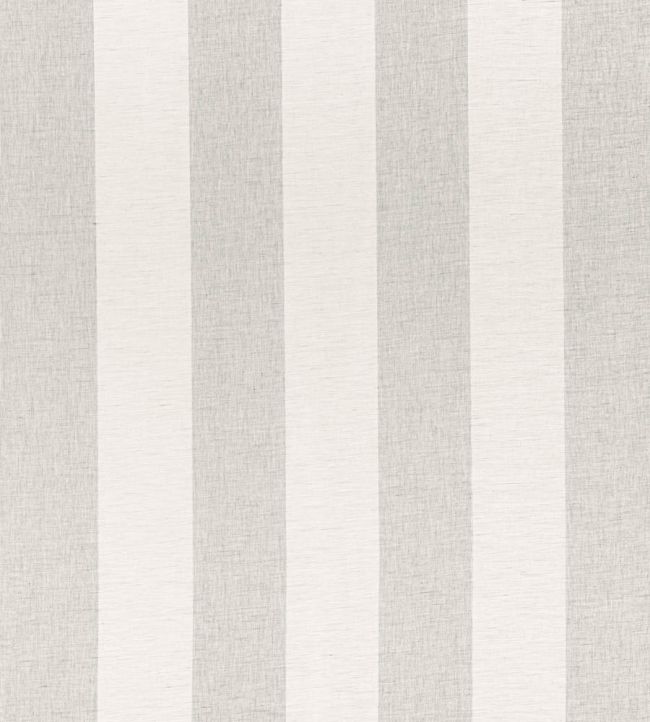 Newport Stripe Fabric by Thibaut Smoke and Linen