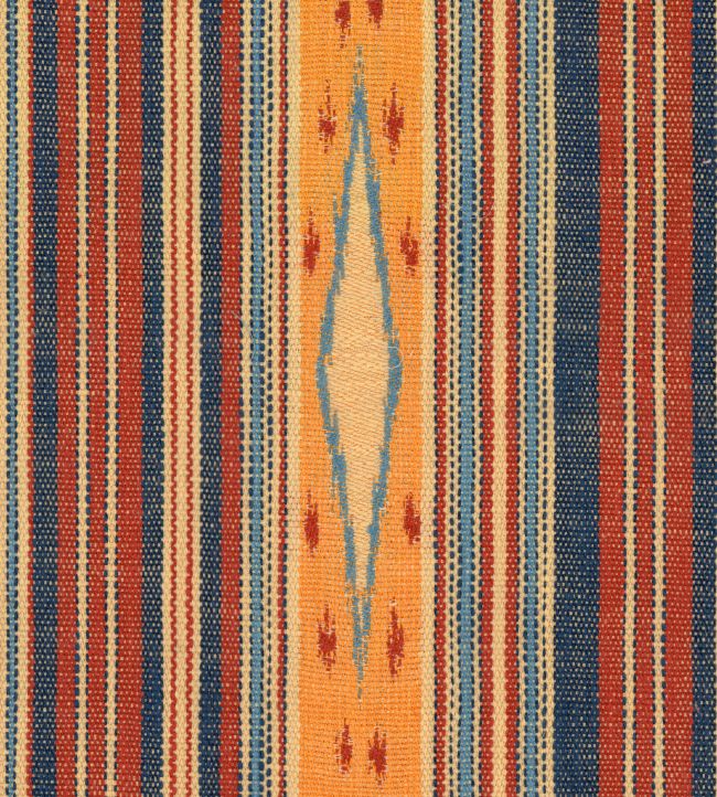 Neyshabour Fabric by MINDTHEGAP Red Blue