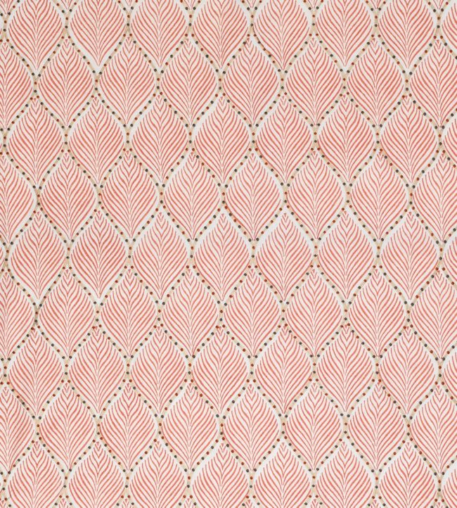 Bonnelles Fabric by Nina Campbell Coral