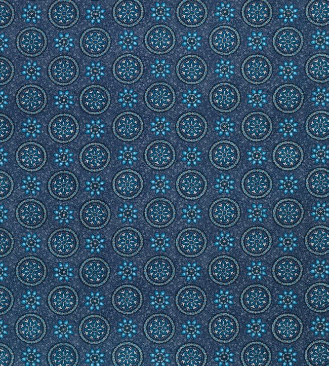 Garance Fabric by Nina Campbell Blue
