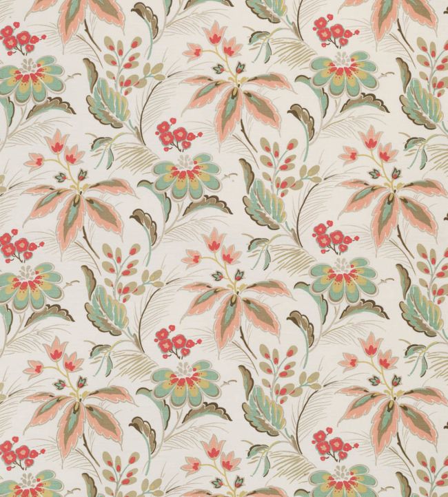 Montacute Fabric by Nina Campbell in Aqua/Teal Jane Clayton