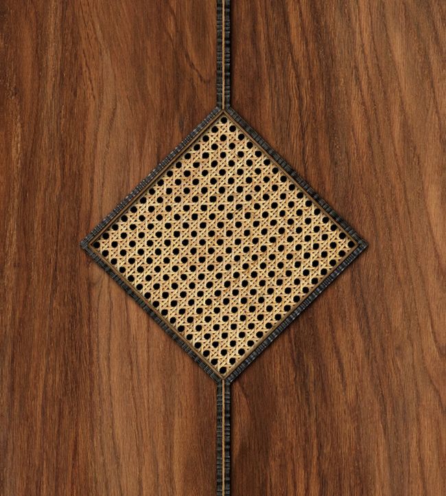 Diamond Webbing Wallpaper by NLXL Mahogany