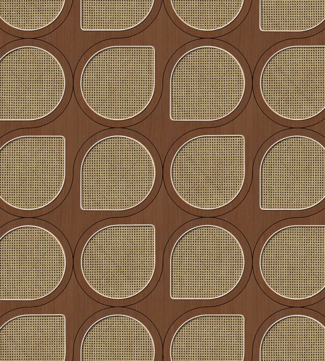 Drops Webbing Wallpaper by NLXL Mahogany