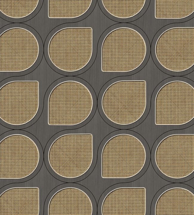 Drops Webbing Wallpaper by NLXL Grey