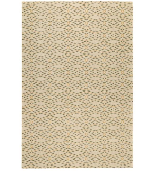 GP & J Baker Noughts & Crosses rug Green/Yellow BA50065.4.0 Green/Yellow