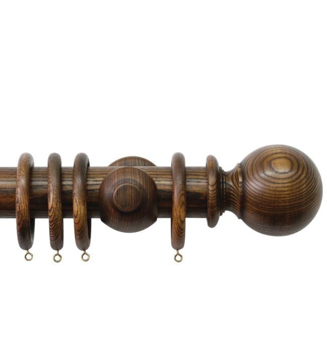Oakham 50mm Wooden Medium Oak Ball OAK180R/MOK/H5061Fx2/MOK 180cm Cup 18 Medium Oak