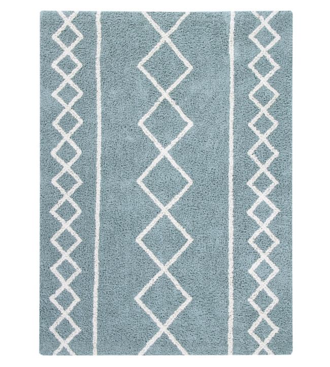 Oasis Natural Rug by Lorena Canals Vintage-Blue