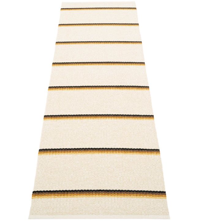 Pappelina Olle Runner rug Ochre/Background Vanilla OL5B724 Ochre/Background Vanilla