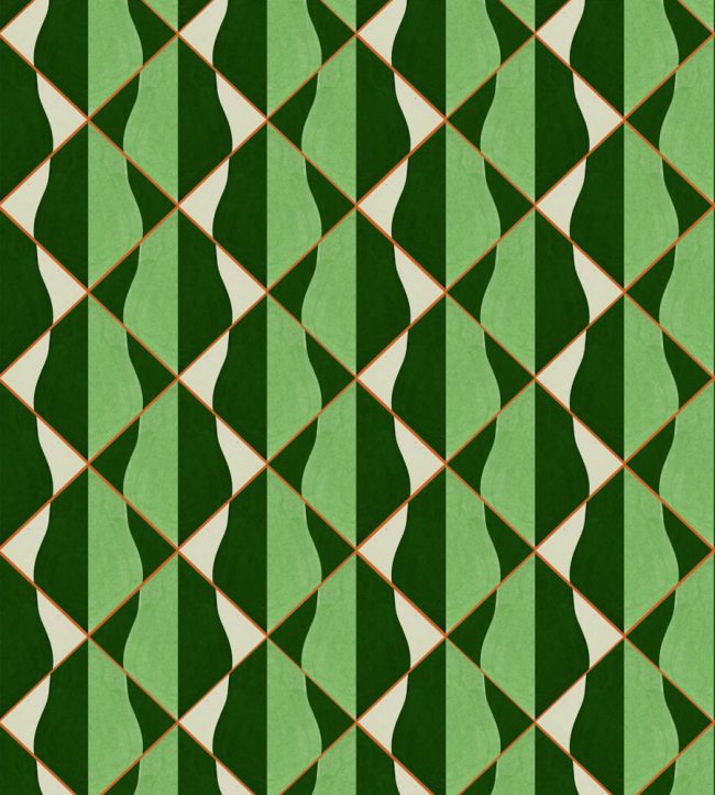 Onde Wallpaper by MINDTHEGAP Verde