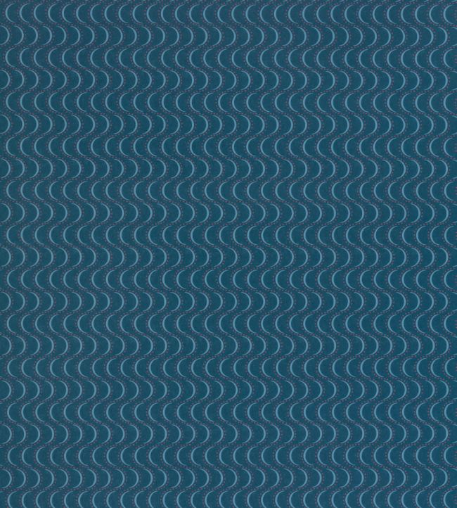 Ondine Wallpaper by Vanderhurd Prussian Blue