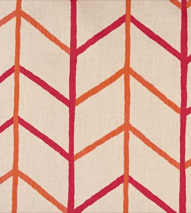 One Way Fabric by Christopher Farr Cloth Hot Pink