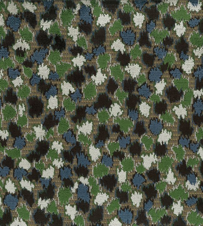 Orford Fabric by Nina Campbell Blue/Emerald