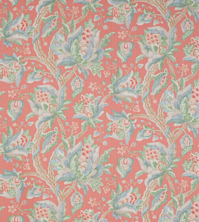 Orlando Fabric in Red by Colefax and Fowler Jane Clayton