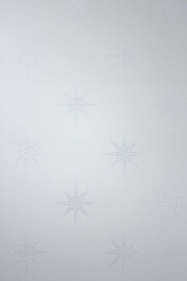 Pampille Wallpaper by Osborne & Little in Silver/Ivory | Jane Clayton