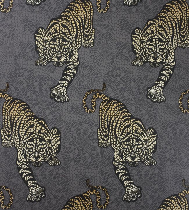 Tyger Tyger Wallpaper By Matthew Williamson In Cacao Marigold Jane Clayton