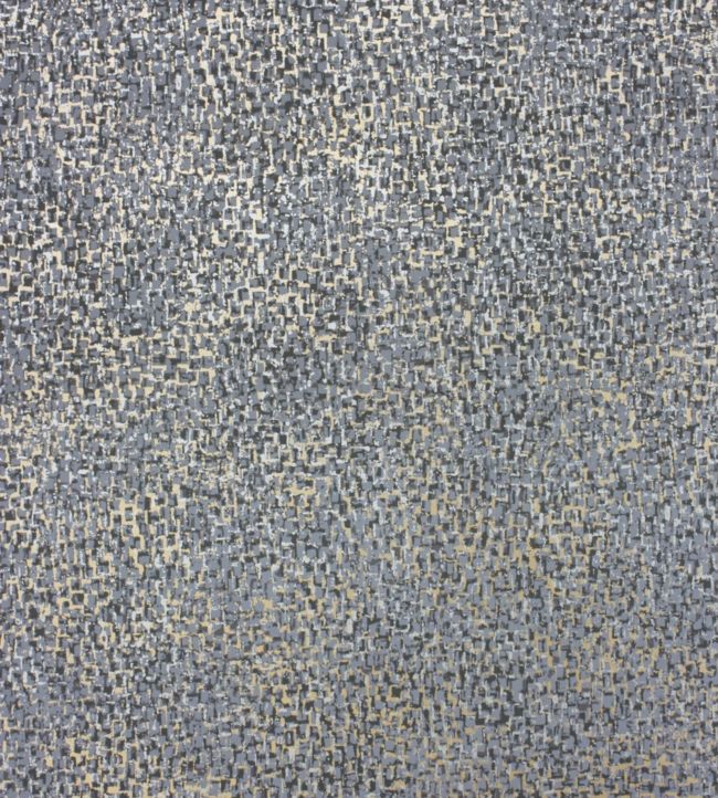 Tesserae Wallpaper by Osborne & Little in Slate/Metallic Bronze Jane