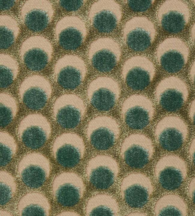 Ottoman Spot in Cut Velvet Fabric by Liberty Lichen