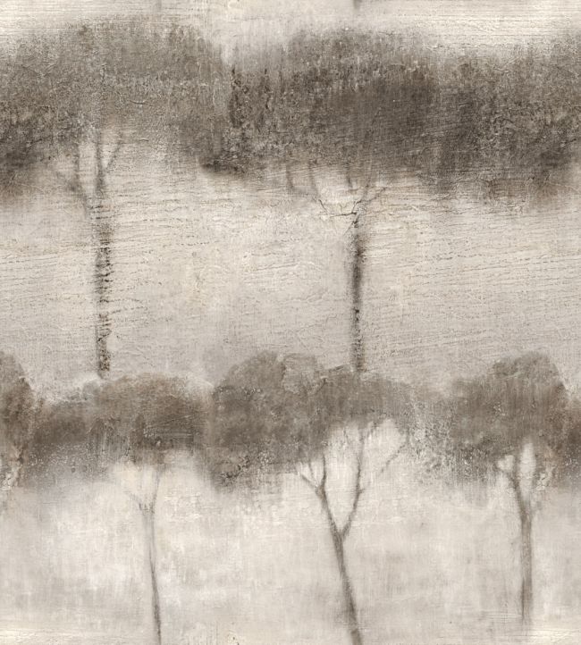Ourika Trees Wallpaper by Coordonne Grey