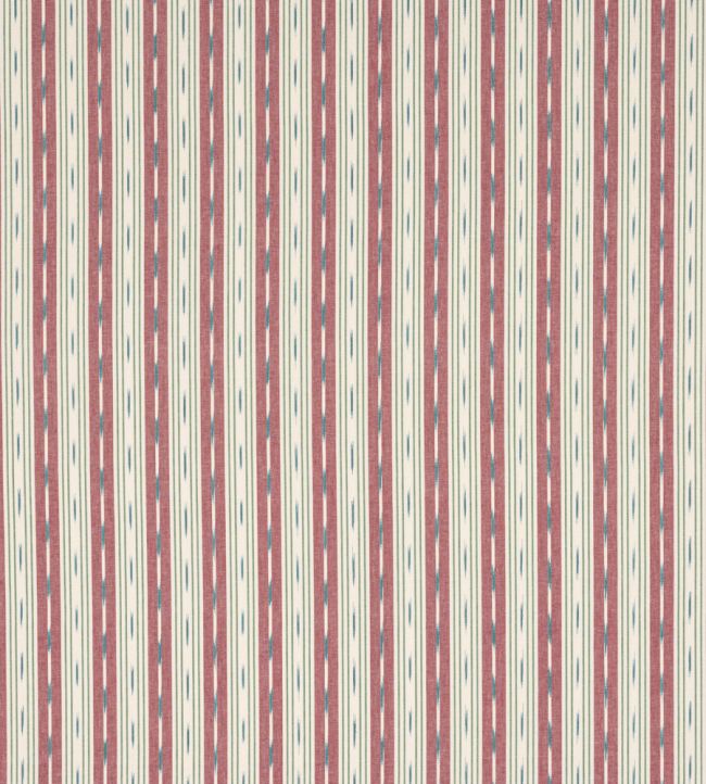 Oxley Stripe Fabric by Jane Churchill Pink/Teal