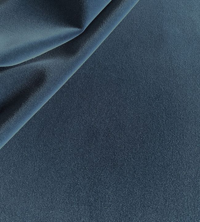 Palis Velvet Fabric by Ian Sanderson Caspian