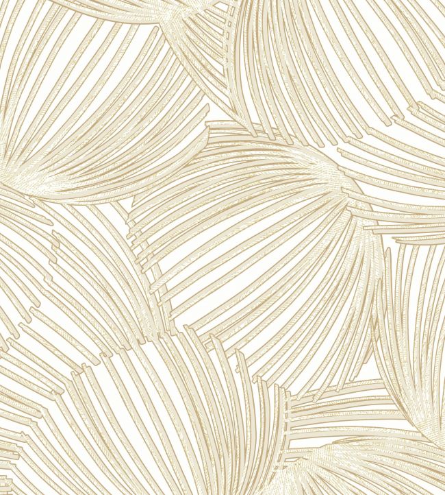 Pampelonne Wallpaper in Sable by Casadeco | Jane Clayton