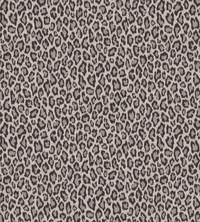 Panthera Fabric by Warner House Charcoal