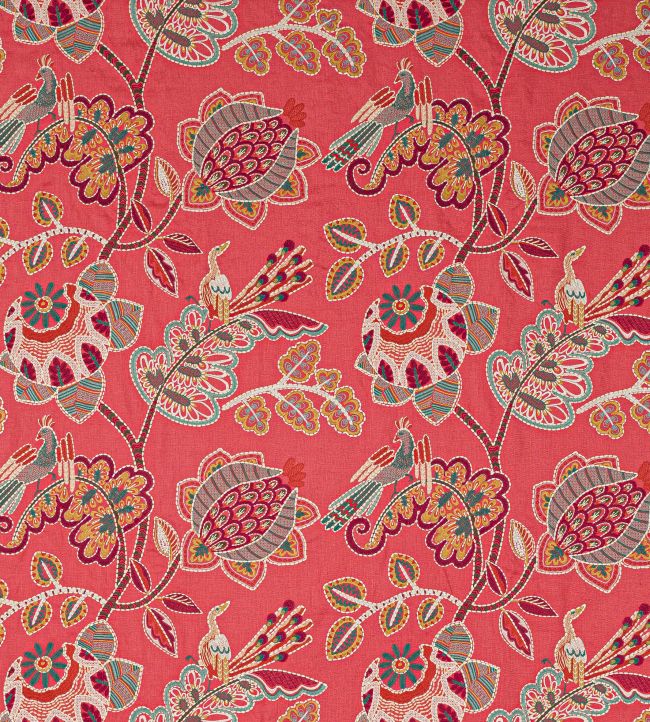 Paradiso Fabric by Jane Churchill Red