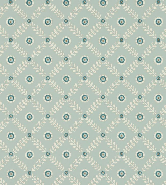 Payton Wallpaper by Jane Churchill Blue