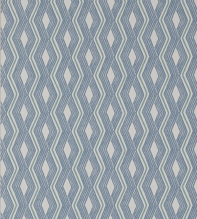 Pemba Wallpaper by Jane Churchill Blue/Aqua