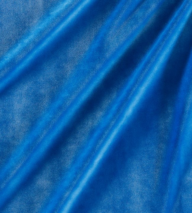 Performance Velvets Fabric in Cobalt Blue by Zoffany Jane Clayton