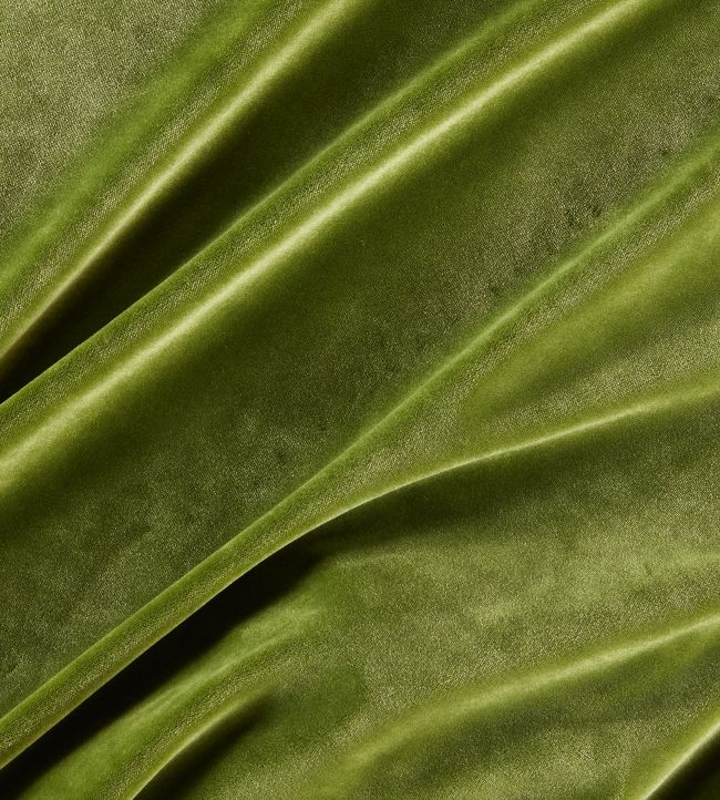 Performance Velvets Fabric in Green by Zoffany Jane Clayton