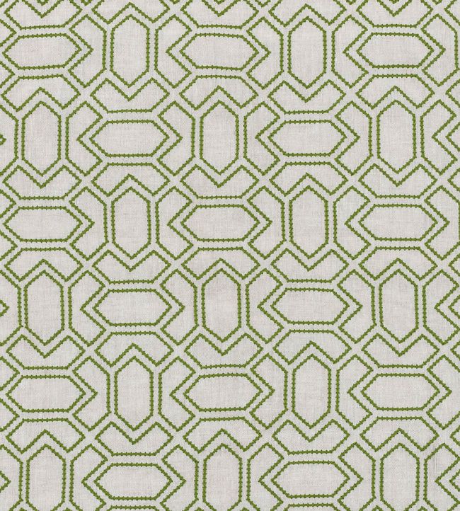 Petite Paravento Fabric by Vanderhurd Moss/Natural