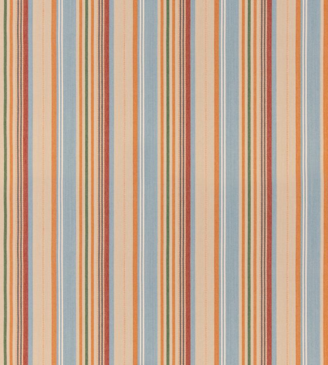 Petra Stripe Fabric by GP & J Baker Soft Blue