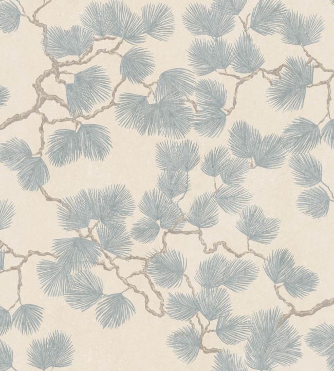Pine Mural by Sandberg Misty Blue