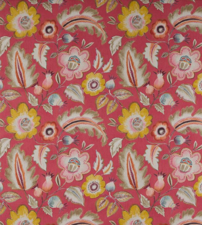 Piper Fabric by Jane Churchill Red