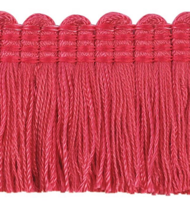 Plain Mat Moss Fringe 45mm Trimming by Houles Pink