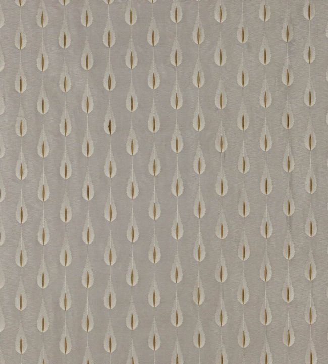Plato Fabric by Jane Churchill Silver/Gold