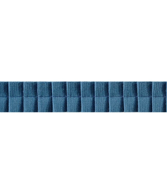 Pleated Tape Trimming by Thibaut French Blue