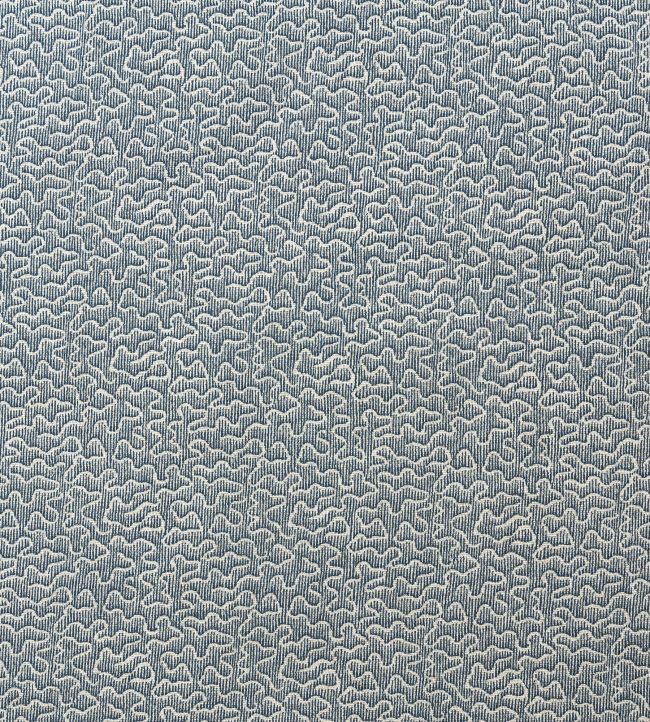 Pollen Fabric in Denim by Andrew Martin Jane Clayton