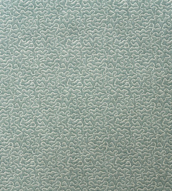 Pollen Fabric in Turquoise by Andrew Martin Jane Clayton