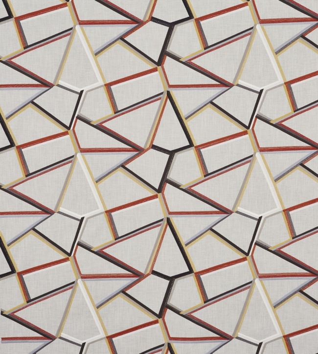 Tetris Fabric by Prestigious Textiles Tabasco