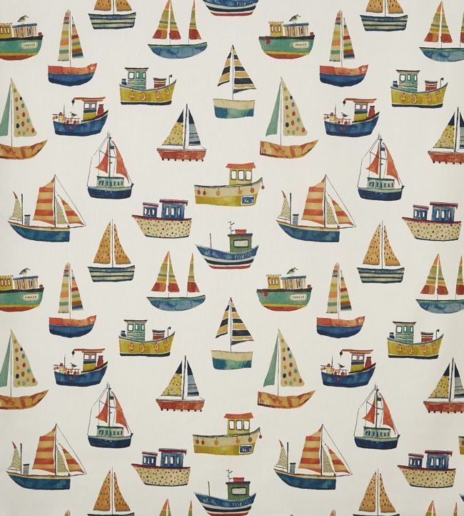 Boat Club Fabric by Prestigious Textiles Antique