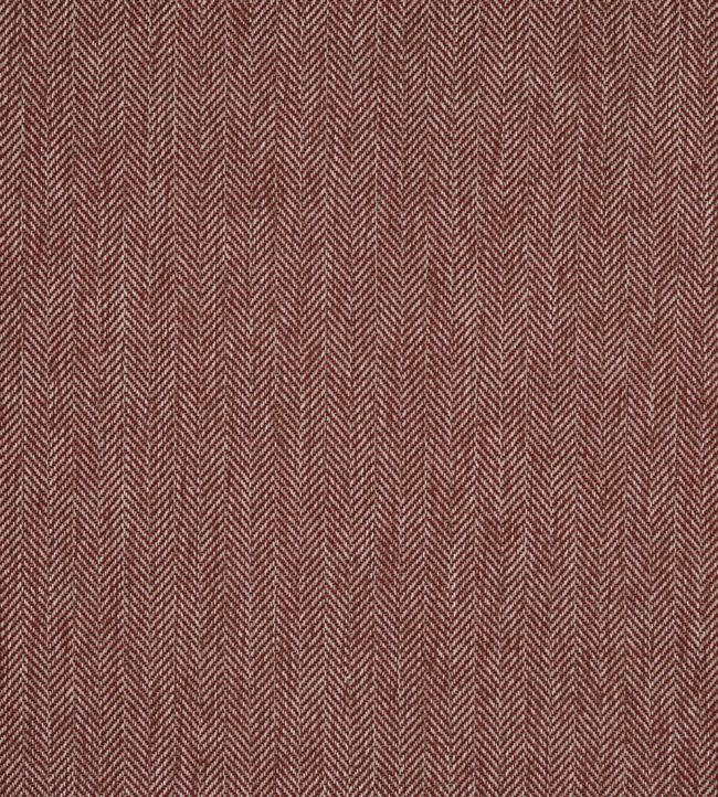 Herringbone Fabric by Prestigious Textiles Ruby