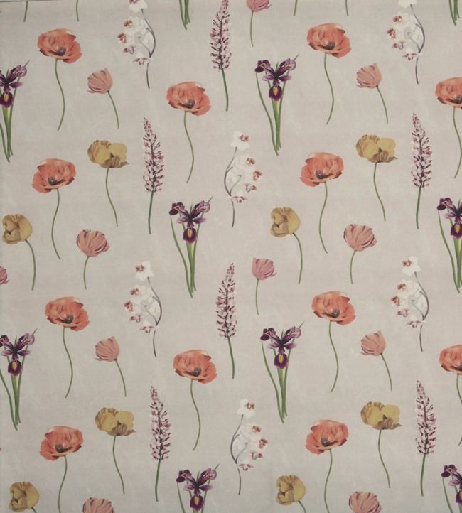 Flower Press Fabric by Prestigious Textiles Peach Blossom