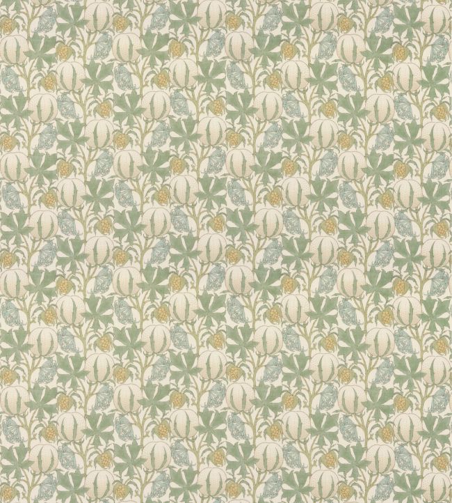 Pumpkins Fabric by GP & J Baker Aqua