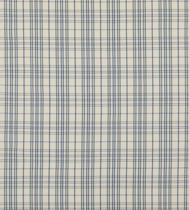 Purbeck Check Fabric by Baker Lifestyle Blue